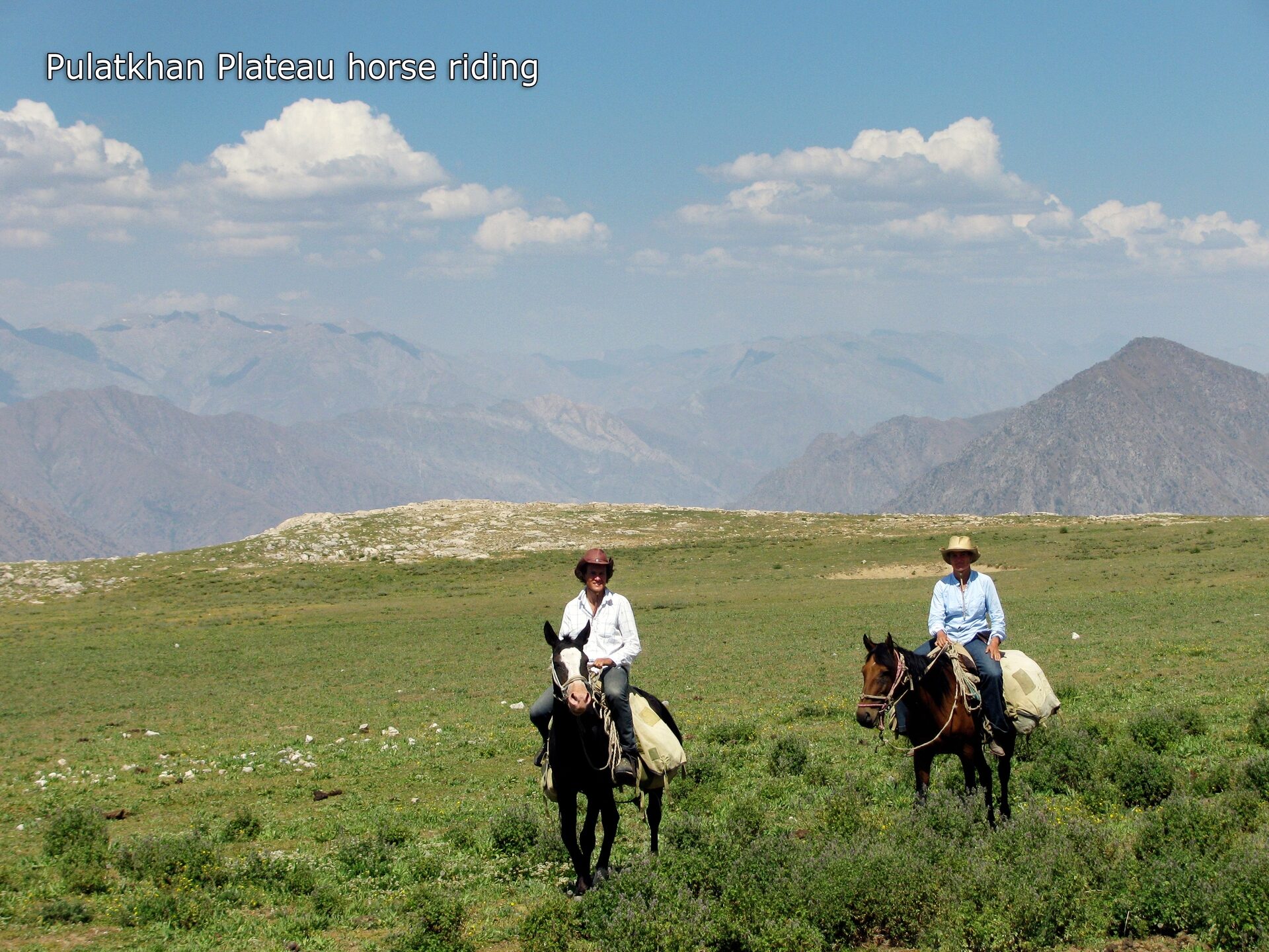 Uzbekistan  mountain horse riding to Pulatkhan plateau in Ugam-Chatkal national park