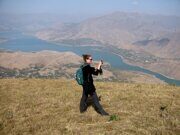 Uzbekistan hiking trekking in Ugam-Chatkal national park Charvak lake mountain Patandazboshi 