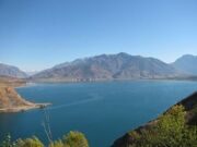 Uzbekistan auto tour to Ugam-Chatkal national park. Charvak-man-made-lake. 