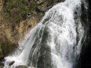 Uzbekistan mountains Aksarsay waterfall tulips watching hiking